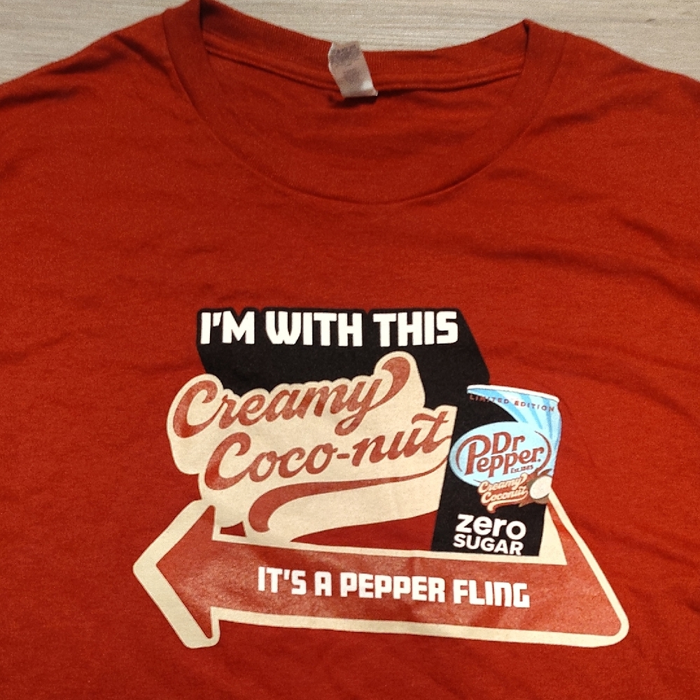 Dr Pepper Creamy Coco-nut Graphic Tee - Red